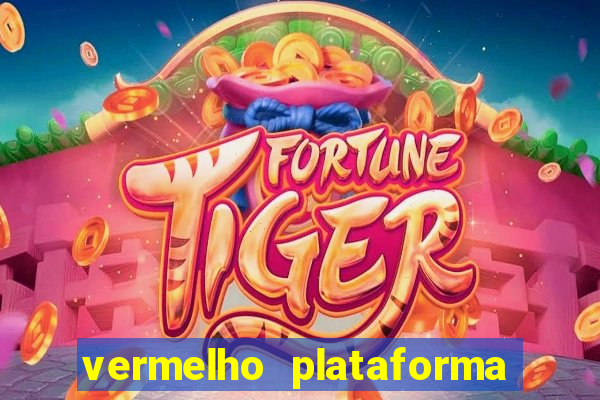 vermelho plataforma de jogos